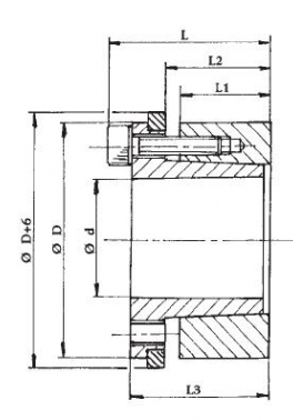 Samostředící svěrná hřídelová pouzdra RCK 71